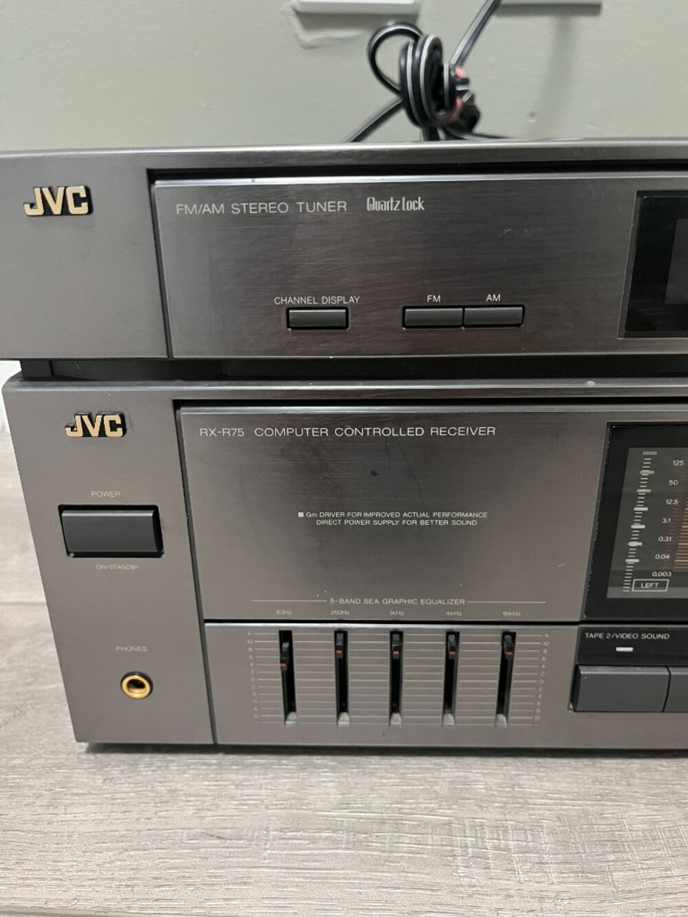 VINTAGE JVC RX-R75TN AMP and RECEIVER Tested Work - Picture 11 of 11